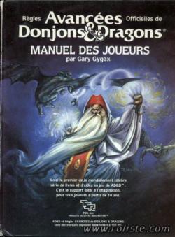 Advanced Donjons & Dragons - Le manuel des joueurs par Gary Gygax