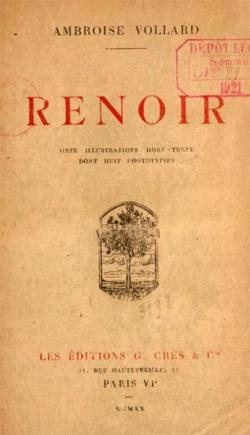 Auguste Renoir (1841-1919) - Artistes d\'hier et d\'aujourd\'hui par Ambroise Vollard