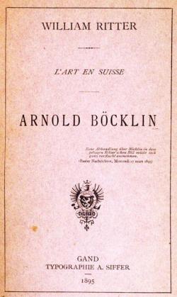 Arnold Bcklin par William Ritter (II)