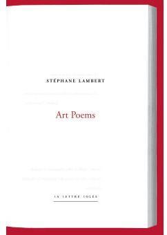 Art Poems par Stphane Lambert