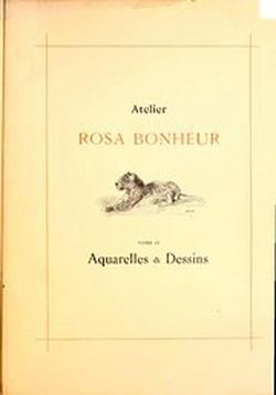 Atelier Rosa Bonheur, tome 2 : Aquarelles et Dessins par Rosa Bonheur