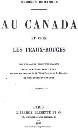 Au Canada et chez les Peaux-Rouges par Georges Demanche