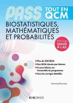 Biostatistiques, probabilits, mathmatiques par Emmanuel Bourreau