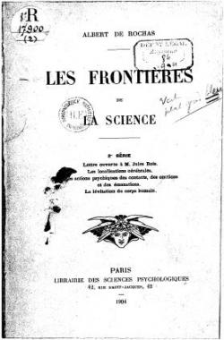 Les Frontires de la Science - 2e srie par Albert de Rochas d'Aiglun