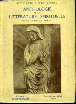 Anthologie de la littrature spirituelle par Louis Chaigne