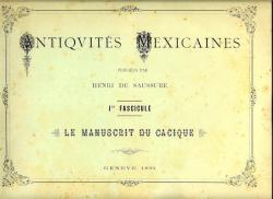 Antiquits mexicaines par Henri de Saussure