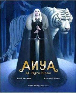 Anya et tigre blanc par Fred Bernard