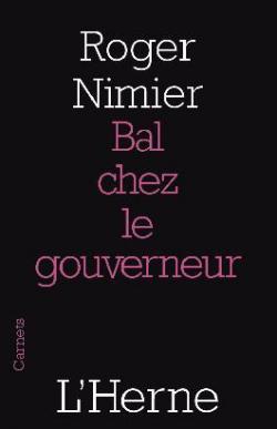 Bal chez le gouverneur par Roger Nimier