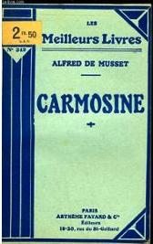 Carmosine par Alfred de Musset