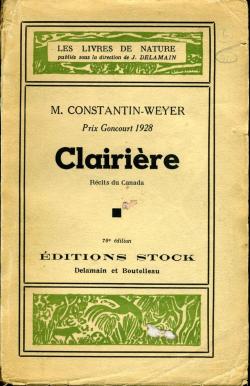 Clairire par Maurice Constantin-Weyer