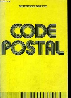 Code postal par Ministre des Postes et Tlcommunications