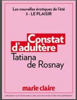 Constat d'adultre par Tatiana de Rosnay
