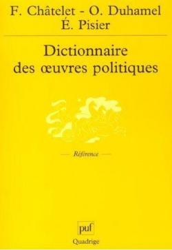 Dictionnaire des oeuvres politiques par Olivier Duhamel