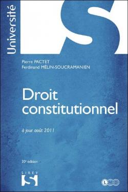 Droit constitutionnel pactet par Pierre Pactet
