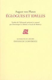 Eglogues et idylles par August von Platen