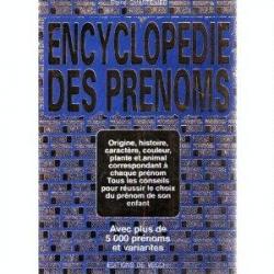 Encyclopdie des prnoms par Elaine Chastenier
