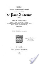 Essai historique et statistique de larrondissement de Pont-Audemer - Tome 2 par Alfred Canel
