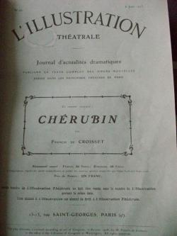Chrubin, pice en 3 actes, en vers par Francis de Croisset