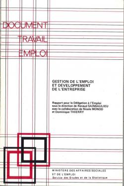 Gestion de l'emploi et dveloppement de l'entreprise : Rapport (Document, travail, emploi) par Dominique Thierry