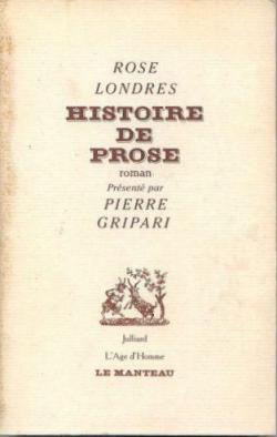 Histoire de prose  par Pierre Gripari