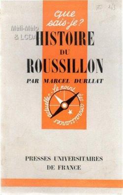 Histoire du Roussillon par Marcel Durliat