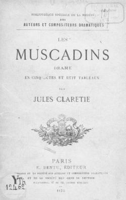 Les Muscadins par Jules Claretie
