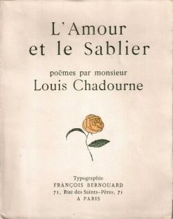 L'Amour et le sablier par Louis Chadourne