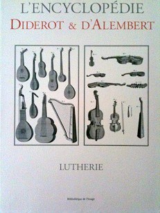 L'Encyclopdie Diderot et d'Alembert - Lutherie par Denis Diderot