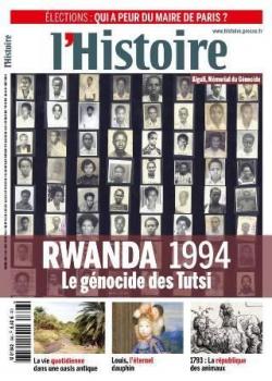 L\'Histoire, n396 : Rwanda 1994, Le gnocide des Tutsis   par  L\'Histoire