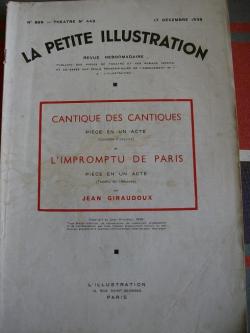 Cantique des cantiques - L'Impromptu de Paris par Jean Giraudoux