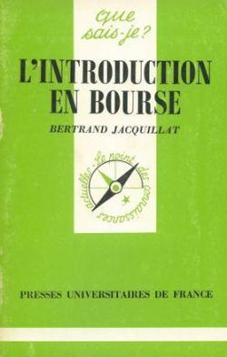 L\'introduction en bourse par Bertrand Jacquillat