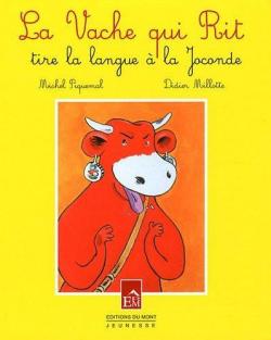 La Vache qui Rit tire la langue  la Joconde par Michel Piquemal