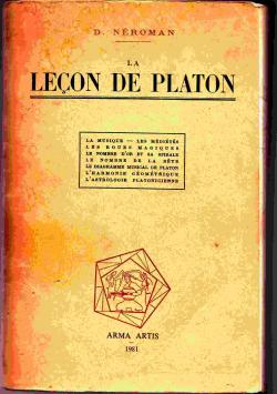 La leon de Platon par Maurice Rougi