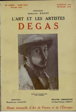 L'Art et les Artistes : Degas  no.154 (fvrier 1935) par Revue L'Art et les Artistes