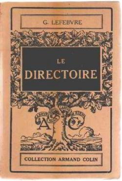 Le Directoire par Georges Lefebvre