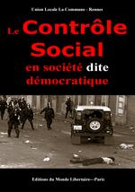 Le contrle social en socit dite dmocratique (Brochure anarchiste) par Groupe La Commune