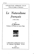 Le naturalisme franais : 1870-1895 par Pierre Martino