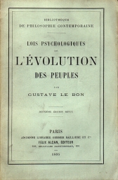 Lois psychologiques de l'volution des peuples par Gustave Le Bon