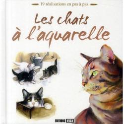 Les chats  l'aquarelle par  Editions Esi