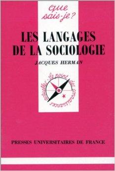 Les langages de la sociologie par Jacques Herman