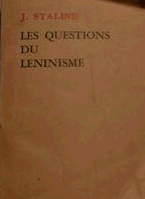 Les Questions du lninisme par Joseph Staline