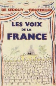 Les voix de la France par Alain de Sdouy