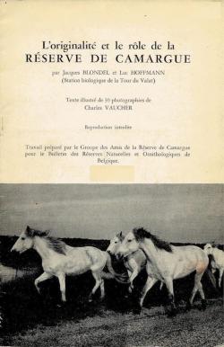 L'originalit et le rle de la rserve de Camargue par Jacques Blondel (II)