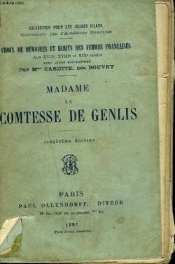 Madame La Comtesse De Genlis par Madame Carette