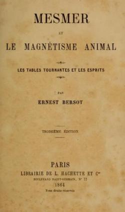 Mesmer et le magntisme animal par Ernest Bersot