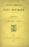 Oeuvres completes, tome 7 - Romans : Etape - Divorce par Paul Bourget