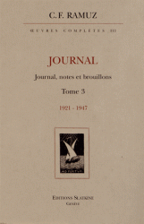 Oeuvres Compltes - Journal. Vol 3 : 1921-1947 par Charles-Ferdinand Ramuz