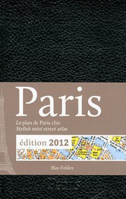 Paris. le Plan de Paris Chic(Noir) par  Blay-Foldex