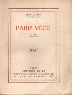 Paris vcu par Lon Daudet