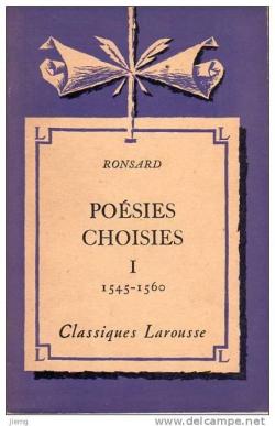 Posies choisies, tome 1 : 1545-1560 par Pierre de Ronsard